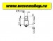 Дополнительная габаритная автомобильная лампа Narva T4W 12V 4W Range Power Blue+  17137
